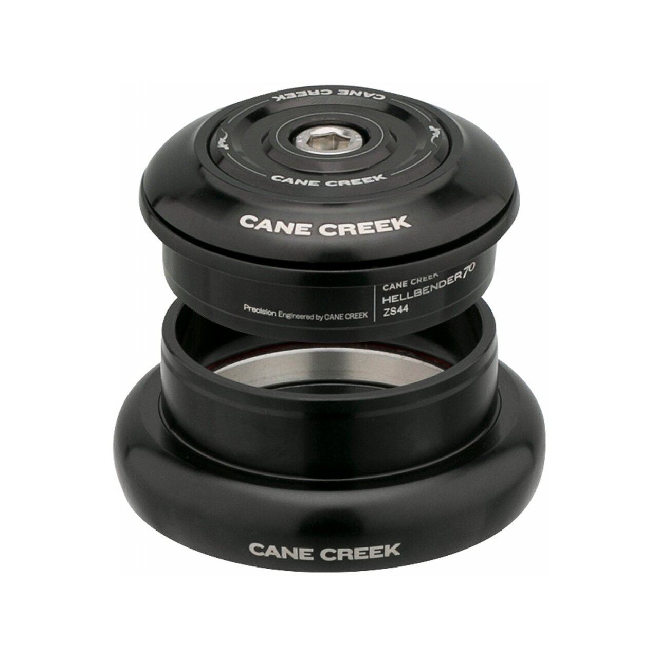 Cane Creek Hellbender 70 Tapered Headset ZS44 28 6 EC44 40 Black