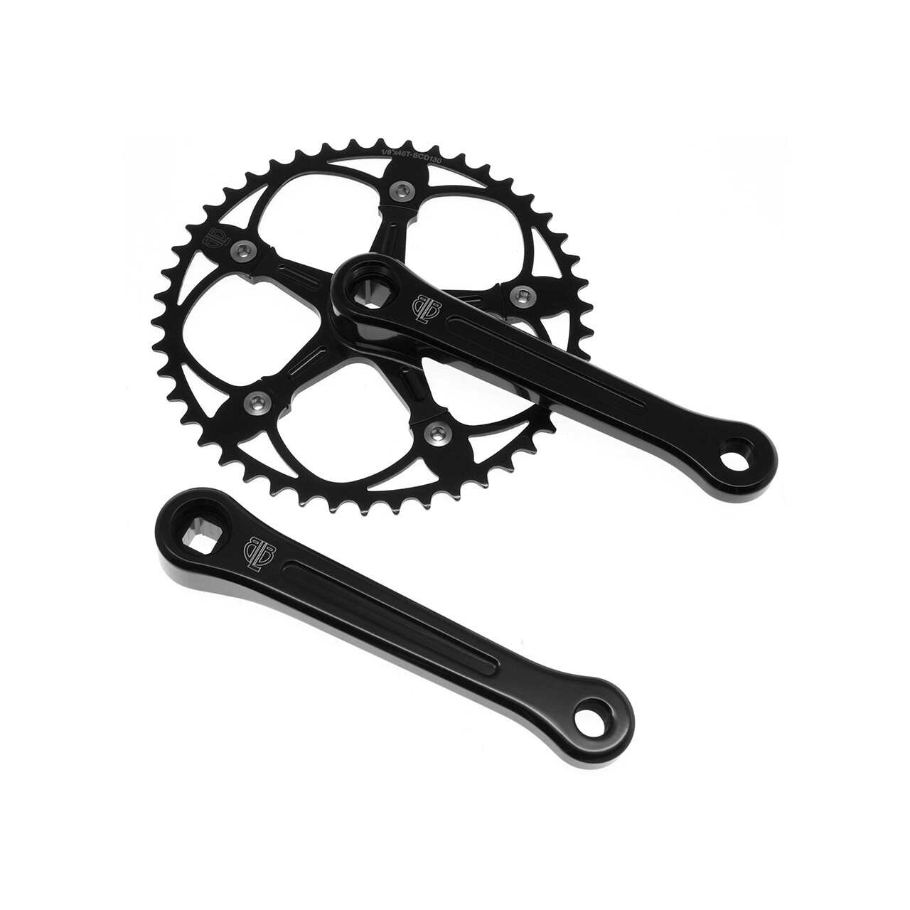 BLB Pista Vera Track Crankset Black 74 90