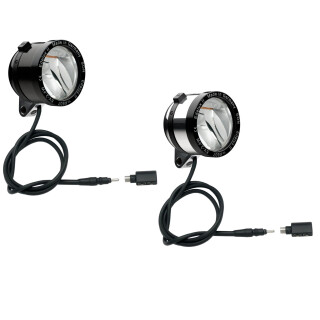 SON - Edelux II Headlight with Coaxial Connector and Coax-Adapter black 100 cm (681019)