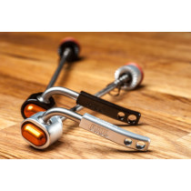 Paul Component - Quick Release Skewer Front - 100 mm silver anodized / orange