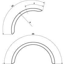 Gilles Berthoud - Stainless Steel Fenders silver - 700c x 60 long version