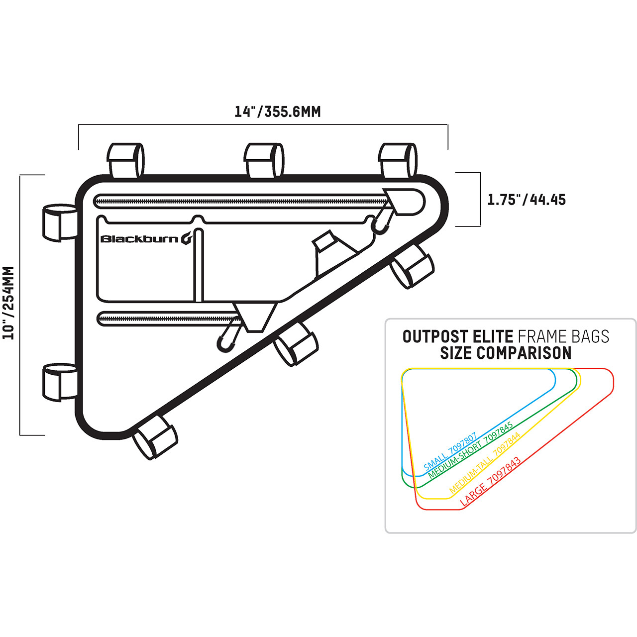 blackburn outpost elite frame bag large