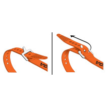 Voile - Strap with Aluminium Buckle - 15" / 38 cm orange