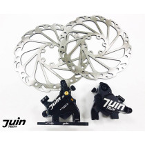 Juin Tech - F1 Hydraulic Cable Pull Disc Brake Set - Flat Mount