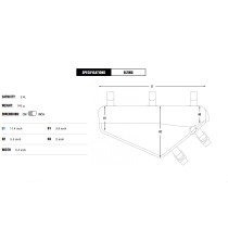 Apidura - Racing Frame Pack Rahmentasche - 2,4 L