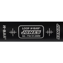 Jones - Loop H-Bar SG (Straight Gauge) Aluminium Handlebar 0,5" Rise - 31,8 mm black 710 mm