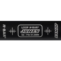 Jones - Loop H-Bar SG (Straight Gauge) Aluminium Handlebar 0,5" Rise - 31,8 mm silver 710 mm