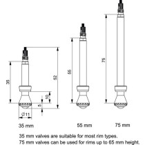 MilkIt - Tubeless ValveVentil Set