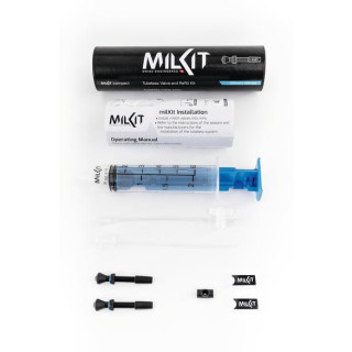 MilkIt - Compact Tubeless Mess & Nachfüll Kit + Tubeless Ventile 45 mm