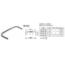 NITTO - RB-006 Urban Cycle Bullhorn Bar - 25,4 mm 48 cm