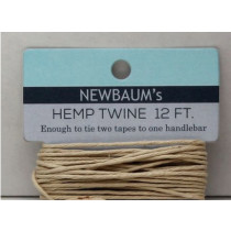 Newbaums - Hemp Twine Hanfschnur Abschlußband - 12ft /3,6 m braun