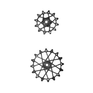 Garbaruk - Schaltwerkrollen Set für SRAM - 11/12-fach 12 und 14 Zähne für SRAM Standard schwarz