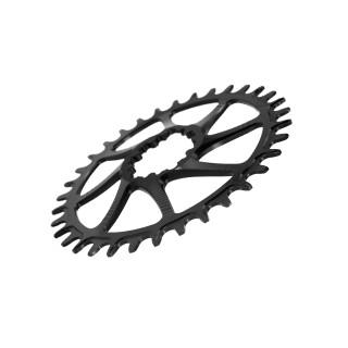 Garbaruk - Narrow-Wide MTB Chainring Round - SRAM MTB GXP Direct Mount black 34 teeth