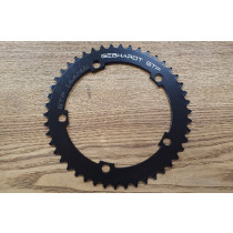 Gebhardt - Classic Track Chainring - 1/8" - 130BCD black 46 t