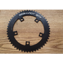 Gebhardt - Classic Track Chainring - 1/8" - 130BCD black 46 t