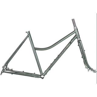 Velo Orange - Polyvalent Low Kicker Frameset  - Sage Metallic