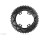 Absolute Black - Round Road 2x Kettenblatt Shimano 4x110 mm Lockreis Schwarz - Außen