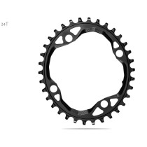 Absolute Black - Oval MTB 1x Chainring 104 BCD - Black 30 Teeth (incl special bolts + Spacer)