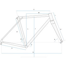 Veloci Cycle - OG Disc Frameset - Galaxy