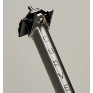 Curve Cycling - Titanium Seat Post 0 mm Setback - 27,2 x 350 mm