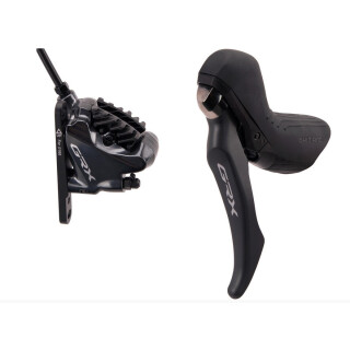 Shimano - GRX ST-RX810 / BR-RX810 Front Disc Brake - left (1x11) - Flat Mount (without STI unit)