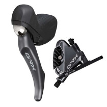 Shimano - GRX ST-RX810 / BR-RX810 Front Disc Brake - left (1x11) - Flat Mount (without STI unit)