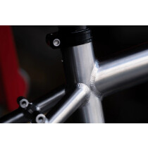 Tumbleweed - Stargazer Titanium Frameset - Titanium / Dark Blue