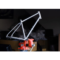 Tumbleweed - Stargazer Titanium Frameset - Titanium / Dark Blue