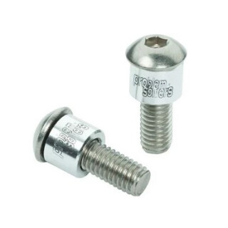 Problem Solvers - Flaschenhalter Spacer 6mm, inkl. langer M5 Schrauben - silber