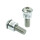 Problem Solvers - Bottle Cage Spacer 6mm, including long M5 Screws - silver