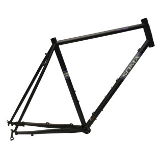 Soma - Double Cross Disc Frame incl Steel Fork - Matte Black