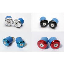 Nitto - EC-01 Bar End Caps - 24 mm for Road Handlebar blue