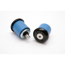 Nitto - EC-01 Bar End Caps - 24 mm for Road Handlebar blue