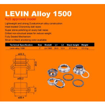 Tange - Seiki Levin NJS Alloy Headset - 1" threaded / ISO Standard